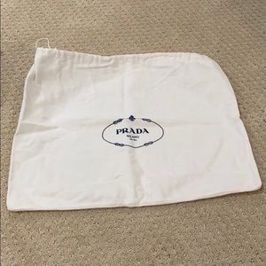 Prada felt dust bag for purse (17.5”x13.5”)